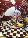 13cm No Game No Life: Zero Azriel Shiro Jibril 1/7 Suure S&otilde;ja Versioon. Phat Anime PVC tegevuskuju m&auml;nguasi m&auml;ngukogu mudelnukk without box white