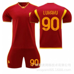 2324 Rooma kodus nr. 21 Dibala 90 Lukaku 9 Abraham Jalgpalli riietekomplekt Palli Kergej&otilde;ustik 24#