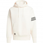 Adidas Originals Neuclassics Pehme ja mugav Kerge Hingav Triibuline Kapuutsiga Pusa Pikkade Varrukatega Dressipluus Meestele Valge JF9141 S
