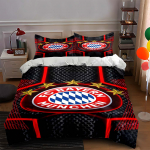 FC Bayern M&uuml;nchen logo muster. Voodipesukomplektid Tekikotikomplektid Tekikotid Padjap&uuml;&uuml;rid(1 * Tekikott 2 * Padjap&uuml;&uuml;ri, ilma tekita) 135x200cm