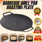 Enim m&uuml;&uuml;dud KOREA BBQ GRILLIPANN ROASTIMISPLAAT | Kleepumatu suitsuvaba &uuml;mmargune grillpann | Suur malmist tasap&otilde;hjaline praepann | Kaasaskantav sile black