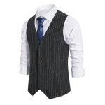 Triibuline &uuml;herealine meeste Gatsby peo vest S-6XL XL (120-135 Jin) white