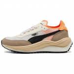 PUMA RIDER ELITE Polsterdus Kulumiskindel Tugi Madal s&auml;&auml;reosa Jooksujalatsid Unisex Pruun Valge Oranž 402922-01 36