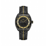 HAMILTON American Classic Series Automaatne Mehaaniline Liikumine Resident Evil: Must sihver roostevabast terasest korpus alligaatorinahast rihm H35455730 must