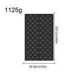 Matkaauto ukse isolatsioonikardinad Tuulekindlad 33x80 tolli Magnetilised kokkupandavad uksed Isolatsioonikate Reisimiseks V&auml;liskaitse Telkimine black