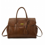 Lihtne Retro K&auml;sikott Naiste Mood S&uuml;gis Suure Mahutavusega Lehma Nahast Kohver Vabaaja &Otilde;lakott Messenger Bag pruun
