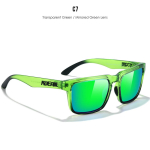 KDEAM Suur Ruudukujuline Meeste P&auml;ikeseprillid Polariseeritud Fotochromeeruvad &Uuml;le suuruse P&auml;ikeseprillid Moodsad Naiste Prillid Uuendatud V&auml;ljalase Only Sunglasses green