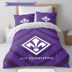 ACF Fiorentina Voodipesu Tekikott Komplekt Tekikott Padjap&uuml;&uuml;r Kodu Kaunistus S&uuml;nnip&auml;evakingitus (1 * tekikott + 2 * padjap&uuml;&uuml;ri, ilma s&uuml;damikuta) 135x200cm