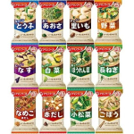 Komplekt toode Amano Foods Tavaline Miso Supi Valik (1 igat liiki 12 t&uuml;&uuml;pi Supp)
