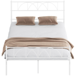 Voodiraam 140x190 cm peatsiotsaga terasribidest alus voodialuse hoiustamiseks 198 x 141.5 x 98 cm