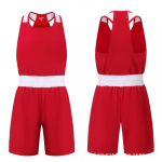 Professionaalne poksitreeningukost&uuml;&uuml;m Lastele T&auml;iskasvanutele Unisex Muay Thai MMA V&otilde;itlusalade Varustus Kohandatav 160cm red