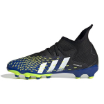 Adidas PREDATOR Libisemiskindlad keskmise k&otilde;rgusega laste jalgpallikingad Must Sinine Roheline Laste FY0621 28.5