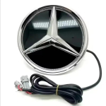 Auto esiv&otilde;re logo valgus peegelpind LED m&auml;rk embleem helendav dekoratiivvalgus Mercedes Benz W205 W218 W207 W176 W212 jaoks Red light black