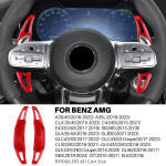 Auto roolivahetuskahvlid Mercedes-Benz AMG A35 A45 C63 E63 S63 G63 C43 CLA GLA GLC GLS GLE 2016-2023 jaoks K&auml;igukangi pikendus Red gray