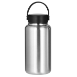 1050ml roostevabast terasest veepudel lekkekindel spordipudel v&auml;litingimustesse, telkimiseks, matkamiseks gray