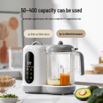 T&auml;isautomaatne beebitoidu valmistaja: Vaikne aurupotisurver ja multifunktsionaalne blender UK Plug (220V)