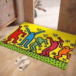 K-keith Art H-Haring P&otilde;randamatt Pehme Flanellvaip Libisemiskindel Imav Matt Vannituppa Magamistuppa Kodukaunistus 43X120CM