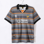 Vintage Valencia FC Jalgpallis&auml;rk Mehed Naised L&uuml;hikeste Varrukatega Jalgpalli &Uuml;laosa Retro 1999 2000 2006 Komplektid Streetwear Vabaaja Large gray