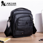 LAOSHIZI kott Meeste Nahast Meeste K&auml;ekotid K&auml;ekott Nahast Meeste Shoudler Bag Messanger Bag Meeste Crossbody kotid Desinger kotid must
