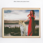 5d Teemantmaal T&auml;ispuuritud ruudukujuline T&uuml;drukute Teemanttikandid Loomad Teemant 20X30