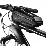 Jalgrattaraami kott Vihmakindel Bike Top Tube Bag Jalgrattakoti jalgrattaraami pakk must