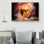 Teemantmaalimise vooru saabumine liblikas teemanttikandid t&auml;iskomplekt tegelase kodukaunistus 20X30CM