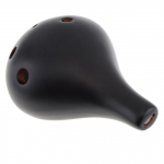 6 auguga alt toon C Ocarina keraamiline must keraamika j&auml;&auml;pragune fl&ouml;&ouml;t koos riputusk&ouml;iega must