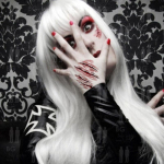 1 tk Halloweeni pasta v&otilde;ltsk&auml;rnt&otilde;ve verine meik Halloweeni kaunistuse haava hirmutav verevigastuse kleebis 1PCS