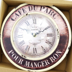 Les Tr&eacute;sors De Lily [M7777] &ndash; metallist kell  Terroir Fran&ccedil;ais  Caf&eacute; du Parc (24 cm) valge