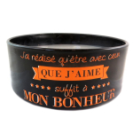 Les Tr&eacute;sors De Lily [Q0377] - Dekoratiivk&uuml;&uuml;nal 'Messages' must oranž (Mon Bonheur) 5 taht - 18. 5x7 cm must