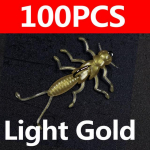 Bimoo 100 TK Pehme Kiviliblika S&ouml;&ouml;t Latika Forelli P&uuml;&uuml;giks V&auml;ike Putukas S&ouml;&ouml;t Konksuga Pannikala P&uuml;&uuml;giks kuld