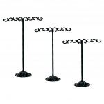 3Pack Metal T Bar k&otilde;rvar&otilde;ngas Kaelakee Ehted Displei statiivi nagi hoidiku komplekt 01 01 must