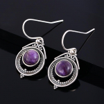 7x7mm &uuml;mmargused naturaalsed t&scaron;aroiidist k&otilde;rvar&otilde;ngad naiste vintage h&otilde;betatud k&otilde;rvar&otilde;ngad, ehted, kingitused