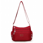 Moodne &uuml;he &otilde;laga diagonaalne kott veekindel vabaaja suure mahutavusega reisil&otilde;uendist kott 28x11x20cm