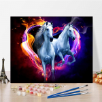 DIY maalimine numbrite j&auml;rgi Digitaalne &otilde;limaal Hobid Kujutav kunst &Otilde;limaal Numbrid &Otilde;limaal Kodukaunistus Numbrid Maalimine 40x50cm no frame