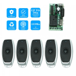 433Mhz DC 12V universaalne RF kaugjuhtimisl&uuml;liti relee vastuv&otilde;tja moodul Mini 1CH juhtmeta juhtimine 5