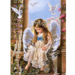 5D teemantmaali kuju, t&auml;ispuur, ruudukujuline &uuml;mmargune teemantkunst, tikandid, ristpistes, kodukaunistus, t&uuml;drukule kingitus Full Round 20X30CM punane