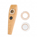 Muslady Wooden Kazoo puupuhkpill &Auml;&auml;rmiselt lihtne &otilde;ppida ja m&auml;ngida muusikariistade muusikat beež