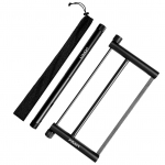 Lixada multifunktsionaalne kokkupandav puidusaag alumiiniumsulamist k&auml;sisaag kaasaskantav mini-aiasaag must