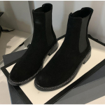 Naiste poolsaapad Lehma seemisnahast Chelsea saapad Kevad- ja s&uuml;gismood K&otilde;ik sobivad naiste saapad 34 must