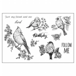 Birds Owl Silikoonist l&auml;bipaistev pitsat tempel DIY scrapbooking reljeefne fotoalbumi sisekujundus