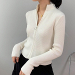 Patchwork Turtleneck &otilde;hukesed kootud kardiganid naistele Kevadine lukuga Korea trikotaaž Topid Elegantne kootud mantel naistele One Size