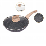Maifan Stone Wok Pann Mittenakkuva panniga induktsioonpliit gaasipliit sobib pannkoogipannile praemuna artefakt praad majapidamises 24cm