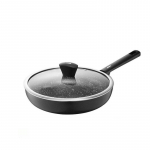 Mittenakkuva pann praepann majapidamispann suitsuvaba pann pannkoogipann k&ouml;&ouml;gin&otilde;ud vokk 24cm must