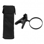 Trummipulga hoidja Oxfordi riidest trummipulga kott trummipulga konteineri koti klambriga klambrihoidja jaoks must