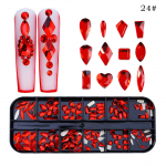 12 v&otilde;re/karp segadisainiga lamedad k&uuml;&uuml;nte kivid 3D v&otilde;lusid kivist kalliskivid k&uuml;&uuml;nekunsti kaunistused