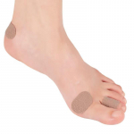 Flanellkleebised Jalaplaaster Kallusevill Ovaalsed kleebised Kaitse Jalahooldusvahendid Isekleepuvad h&otilde;&otilde;rdumisvastased plaastrid villi ennetavad padjad 30Pcs(3 sheets) pruun