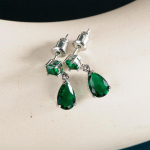 Bella Box Mood Naistele Roheline Kuubik Tsirkoon K&otilde;rvar&otilde;ngad Elegantsed Aksessuaarid Luksuslikud Naiste K&otilde;rvar&otilde;ngad Peole Uued Trendikad Ehted roheline