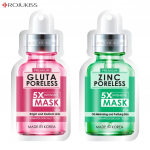 Rojukiss Akne/Pinduv/Punane seerum/Gluta/HYA/Omega/Perfect/Repair/Valge/Tsingi poorideta 5X intensiivmask 25 ml - Tai nahahooldus Gluta 1 & Zinc 1