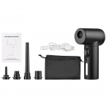 Multifunktsionaalne juhtmeta elektriline &otilde;hutolmuja ja &otilde;hupump kaks-&uuml;hes tolmupuhastusseade LED-valgustusega must